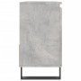 Armario de baño madera contrachapada gris hormigón 65x33x60 cm de vidaXL, Tocadores de baño - Ref: Foro24-831616, Precio: 72,...