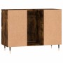 Mueble de baño madera de ingeniería roble ahumado 80x33x60 cm de vidaXL, Tocadores de baño - Ref: Foro24-831649, Precio: 69,5...