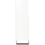 Glossy white plywood bathroom cabinet 30x30x100 cm by vidaXL, bathroom vanities - Ref: Foro24-831566, Price: 58,70 €, Discoun...