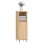 Sonoma oak plywood bathroom cabinet 30x30x100 cm by vidaXL, bathroom vanities - Ref: Foro24-831551, Price: 58,47 €, Discount: %