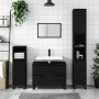 Mueble de baño madera de ingeniería negro 80x33x60 cm de vidaXL, Tocadores de baño - Ref: Foro24-831661, Precio: 82,92 €, Des...