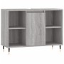 Sonoma gray engineered wood bathroom cabinet 80x33x60 cm by vidaXL, bathroom vanities - Ref: Foro24-831626, Price: 64,99 €, D...