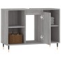 Mueble de baño madera de ingeniería gris Sonoma 80x33x60 cm de vidaXL, Tocadores de baño - Ref: Foro24-831626, Precio: 63,97 ...