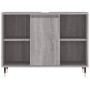 Sonoma gray engineered wood bathroom cabinet 80x33x60 cm by vidaXL, bathroom vanities - Ref: Foro24-831626, Price: 64,99 €, D...