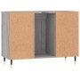 Sonoma gray engineered wood bathroom cabinet 80x33x60 cm by vidaXL, bathroom vanities - Ref: Foro24-831626, Price: 64,99 €, D...