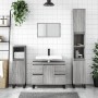 Sonoma gray engineered wood bathroom cabinet 80x33x60 cm by vidaXL, bathroom vanities - Ref: Foro24-831666, Price: 76,69 €, D...