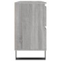 Sonoma gray engineered wood bathroom cabinet 80x33x60 cm by vidaXL, bathroom vanities - Ref: Foro24-831666, Price: 76,69 €, D...