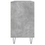 Mueble de baño madera de ingeniería gris hormigón 80x33x60 cm de vidaXL, Tocadores de baño - Ref: Foro24-831632, Precio: 54,2...