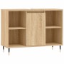 Mueble de baño madera de ingeniería roble Sonoma 80x33x60 cm de vidaXL, Tocadores de baño - Ref: Foro24-831623, Precio: 65,87...