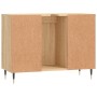 Badezimmerschrank aus Sonoma-Eichenholzwerkstoff, 80 x 33 x 60 cm von vidaXL, Badezimmerwaschtische - Ref: Foro24-831623, Pre...