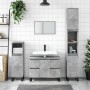 Mueble de baño madera de ingeniería gris hormigón 80x33x60 cm de vidaXL, Tocadores de baño - Ref: Foro24-831664, Precio: 93,1...