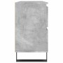 Concrete gray engineered wood bathroom cabinet 80x33x60 cm by vidaXL, bathroom vanities - Ref: Foro24-831664, Price: 93,12 €,...