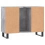 Mueble de baño madera de ingeniería gris hormigón 80x33x60 cm de vidaXL, Tocadores de baño - Ref: Foro24-831664, Precio: 93,1...