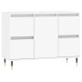 Engineered wood bathroom cabinet in white, 80x33x60 cm by vidaXL, bathroom vanities - Ref: Foro24-831644, Price: 85,57 €, Dis...