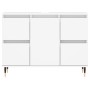 Engineered wood bathroom cabinet in white, 80x33x60 cm by vidaXL, bathroom vanities - Ref: Foro24-831644, Price: 85,57 €, Dis...