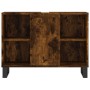 Smoked oak engineered wood bathroom cabinet 80x33x60 cm by vidaXL, bathroom vanities - Ref: Foro24-831641, Price: 74,78 €, Di...