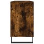 Smoked oak engineered wood bathroom cabinet 80x33x60 cm by vidaXL, bathroom vanities - Ref: Foro24-831641, Price: 74,78 €, Di...