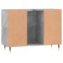 Concrete gray engineered wood bathroom cabinet 80x33x60 cm by vidaXL, bathroom vanities - Ref: Foro24-831648, Price: 92,59 €,...