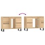 Mueble de baño madera de ingeniería roble Sonoma 80x33x60 cm de vidaXL, Tocadores de baño - Ref: Foro24-831663, Precio: 120,1...