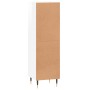 Armario de baño madera contrachapada blanco brillo 30x30x100 cm de vidaXL, Tocadores de baño - Ref: Foro24-831550, Precio: 60...