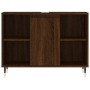 Mueble de baño madera de ingeniería roble marrón 80x33x60 cm de vidaXL, Tocadores de baño - Ref: Foro24-831627, Precio: 64,09...