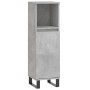 Badezimmerschrank Sperrholz grauer Beton 30x30x100 cm von vidaXL, Badezimmerwaschtische - Ref: Foro24-831568, Preis: 52,83 €,...