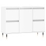 Engineered wood bathroom furniture in high gloss white, 80x33x60 cm. by vidaXL, bathroom vanities - Ref: Foro24-831646, Price...