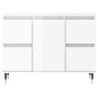 Engineered wood bathroom furniture in high gloss white, 80x33x60 cm. by vidaXL, bathroom vanities - Ref: Foro24-831646, Price...