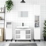 Mueble de baño madera de ingeniería blanco 80x33x60 cm de vidaXL, Tocadores de baño - Ref: Foro24-831636, Precio: 60,10 €, De...