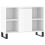 Mueble de baño madera de ingeniería blanco brillo 80x33x60 cm de vidaXL, Tocadores de baño - Ref: Foro24-831638, Precio: 63,4...