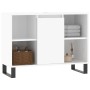 Mueble de baño madera de ingeniería blanco brillo 80x33x60 cm de vidaXL, Tocadores de baño - Ref: Foro24-831638, Precio: 63,4...