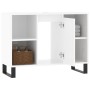 Mueble de baño madera de ingeniería blanco brillo 80x33x60 cm de vidaXL, Tocadores de baño - Ref: Foro24-831638, Precio: 63,4...