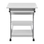 Compact Computer Desk with White Keyboard Tray by vidaXL, Desks - Ref: Foro24-20053, Price: 57,02 €, Discount: %