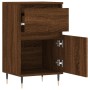 Aparadores 2 uds madera de ingeniería marrón roble 40x35x70 cm de vidaXL, Aparadores - Ref: Foro24-831147, Precio: 64,65 €, D...