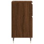 Aparadores 2 uds madera de ingeniería marrón roble 40x35x70 cm de vidaXL, Aparadores - Ref: Foro24-831147, Precio: 64,65 €, D...