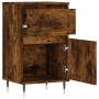 Aparadores 2 uds madera de ingeniería roble ahumado 40x35x70 cm de vidaXL, Aparadores - Ref: Foro24-831143, Precio: 69,55 €, ...