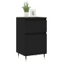 Black engineered wood sideboard 40x35x70 cm by vidaXL, Sideboards - Ref: Foro24-831134, Price: 48,24 €, Discount: %