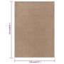 Brown short pile rug 120x170 cm by vidaXL, Rugs - Ref: Foro24-340355, Price: 45,27 €, Discount: %