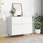 Display cabinets 2 units engineered wood glossy white 40x35x70 cm by vidaXL, Sideboards - Ref: Foro24-831137, Price: 68,80 €,...