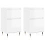 Sideboards 2 Stk. Ingenieurholz weiß glänzend 40x35x70 cm von vidaXL, Sideboards - Ref: Foro24-831137, Preis: 68,80 €, Rabatt: %