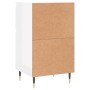 Aparador madera de ingeniería blanco brillante 40x35x70 cm de vidaXL, Aparadores - Ref: Foro24-831136, Precio: 41,99 €, Descu...