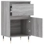 Aparador madera de ingeniería gris Sonoma 40x35x70 cm de vidaXL, Aparadores - Ref: Foro24-831144, Precio: 47,95 €, Descuento: %