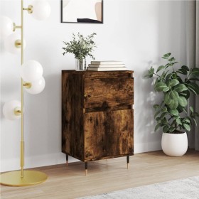 Engineered wood smoked oak sideboard 40x35x70 cm by vidaXL, Sideboards - Ref: Foro24-831142, Price: 46,99 €, Discount: %