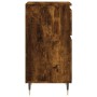 Aparador madera de ingeniería roble ahumado 40x35x70 cm de vidaXL, Aparadores - Ref: Foro24-831142, Precio: 46,99 €, Descuent...