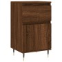 Oak brown engineered wood sideboard 40x35x70 cm by vidaXL, Sideboards - Ref: Foro24-831146, Price: 47,99 €, Discount: %