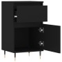 2 black engineered wood sideboards 40x35x70 cm by vidaXL, Sideboards - Ref: Foro24-831135, Price: 87,42 €, Discount: %