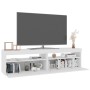 TV cabinets with LED lights 2 units white 75x35x40 cm by vidaXL, TV Furniture - Ref: Foro24-804392, Price: 103,58 €, Discount: %