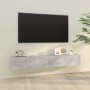 Wand-TV-Möbel 2 Stk. Sperrholz grau 100x30x30cm von vidaXL, TV-Möbel - Ref: Foro24-804548, Preis: 103,67 €, Rabatt: %