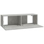 Wall-mounted TV unit, 2 pieces, gray plywood, 100x30x30cm by vidaXL, TV Furniture - Ref: Foro24-804548, Price: 103,67 €, Disc...