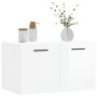 Glossy white plywood wall cabinet 60x36.5x35 cm by vidaXL, Lockers and storage cabinets - Ref: Foro24-830038, Price: 44,31 €,...